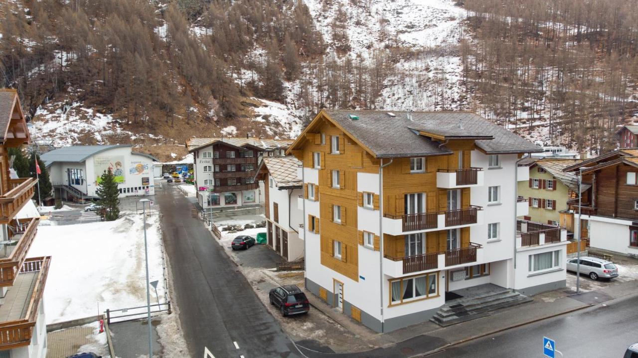 Haus Astoria Lägenhet Saas-Grund Exteriör bild
